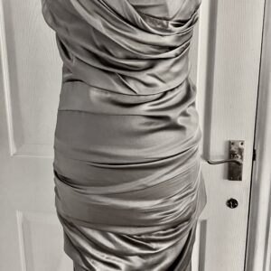 Dolce & Gabbana silver grey cocktail dress 8/10